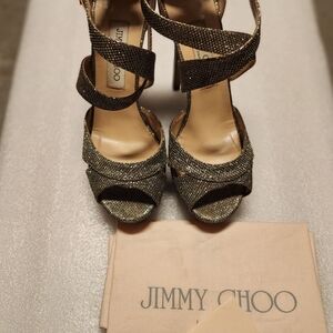 Jimmy Choo Black Strappy Women's Heels